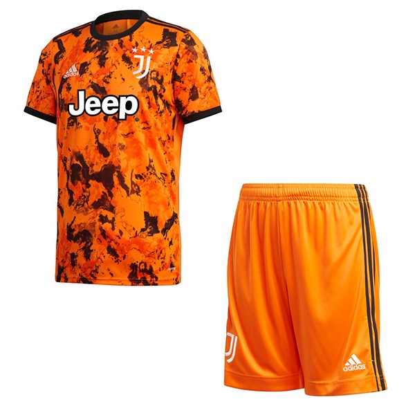 Camiseta Juventus Replica Tercera Ropa Niños 2020/21 Naranja